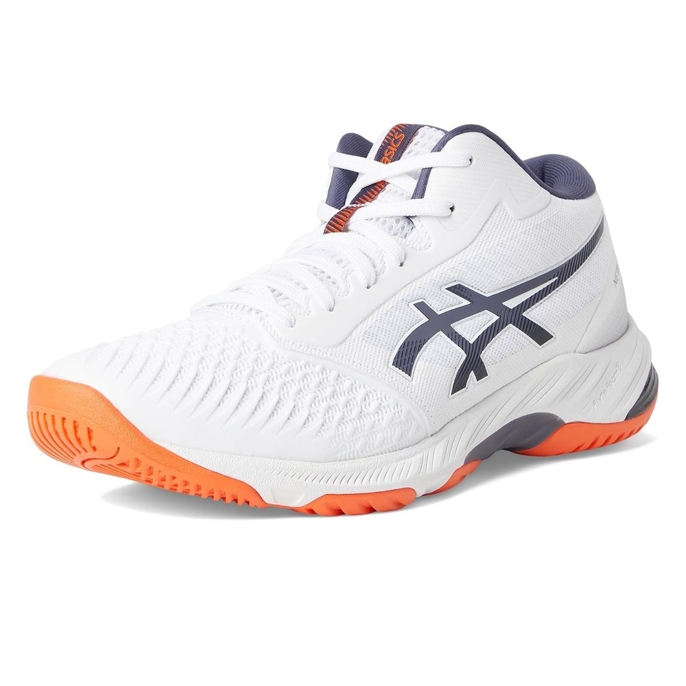 Mens Size 12- ASICS Netburner Ballistic FF MT 3 Volleyball Shoes White NEW